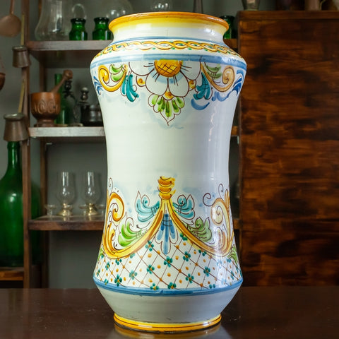 Portaombrelli Alberello in ceramica Siciliana di Caltagirone H. 56 cm