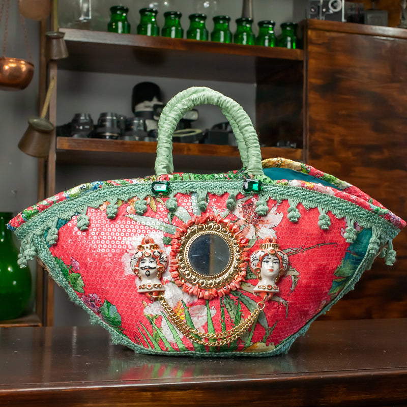 PINK ARTISAN SICILIAN COFFA – Teste Di Moro Siciliane