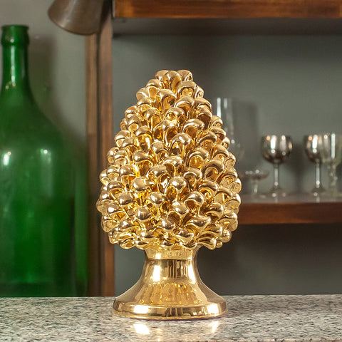 Piñas de Cerámica Doradas serie “Luxury Gold” - Varios Tamaños