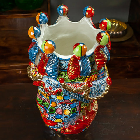 Moor Heads Sicilian Ceramics Caltagirone Sicily Art 48 cm
