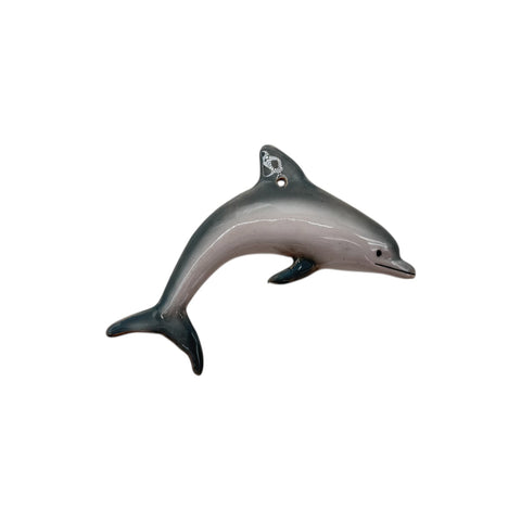 Delfino in ceramica da parete – 13 cm
