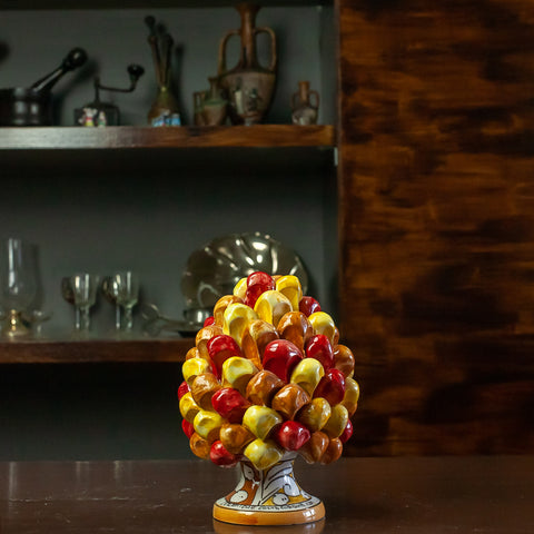 Pigne in ceramica siciliana Caltagirone Collezione Autunno - Varie Dimensioni