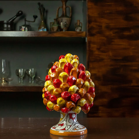 Pigne in ceramica siciliana Caltagirone Collezione Autunno - Varie Dimensioni