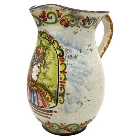 Brocca Decorativa Siciliana con Angelica – L32 x H30 cm