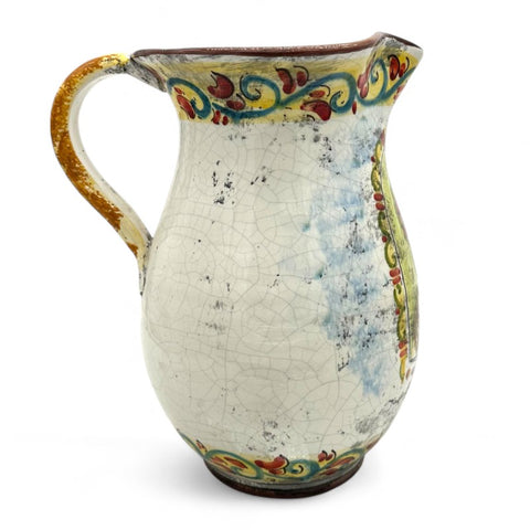 Brocca Decorativa Siciliana con Angelica – L32 x H30 cm