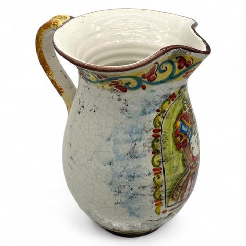 Brocca Decorativa Siciliana con Angelica – L32 x H30 cm