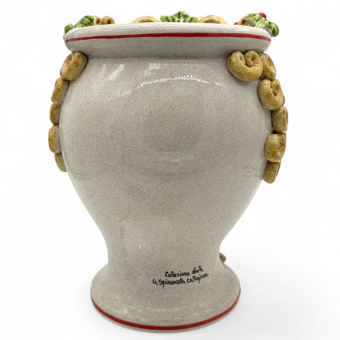 Testa di Moro in Ceramica Artistica - Uomo Riccioli | H.40 x L.32 cm