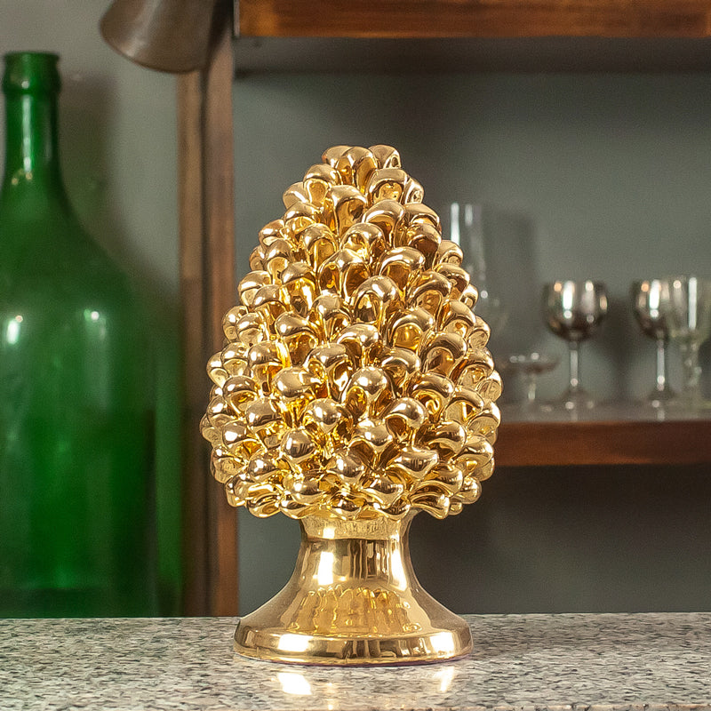 Pigne in Ceramica Oro serie “Luxury Gold”- Varie Misure