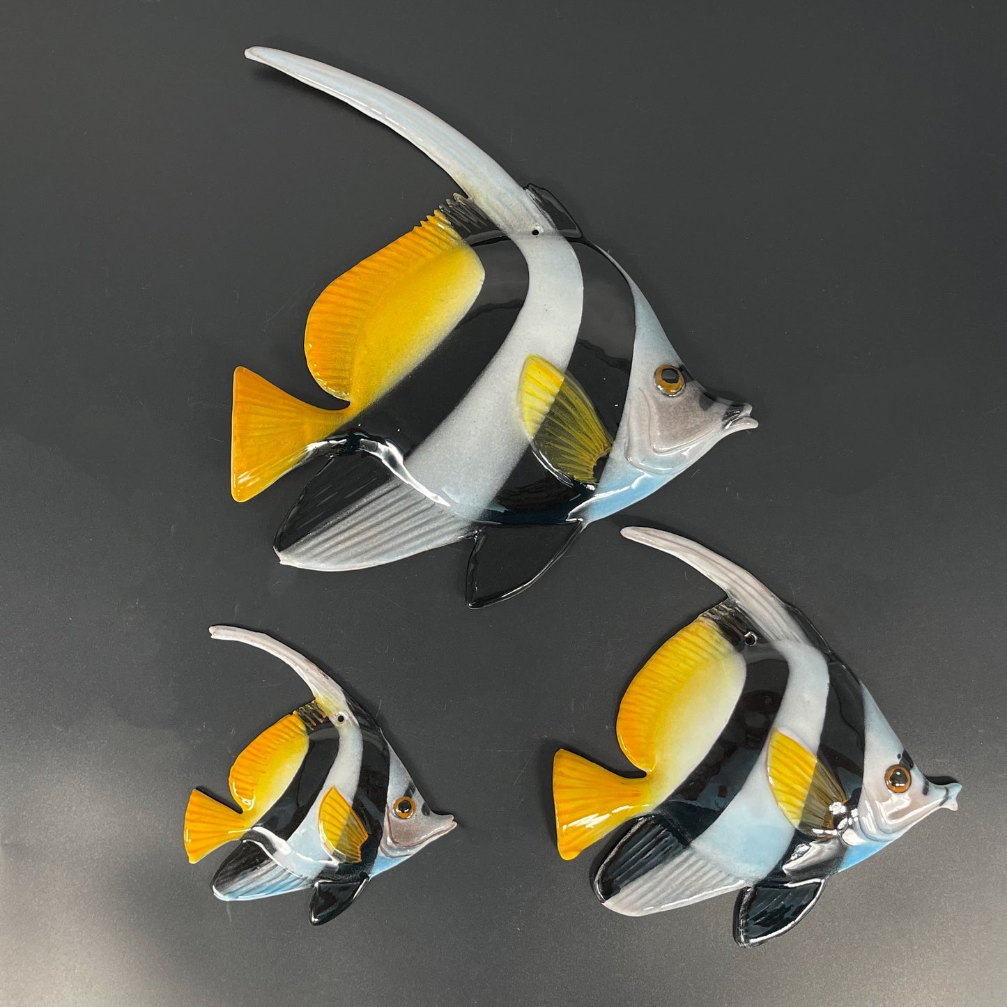 PESCE ANGELO IN CERAMICA SICILIANA - VARIE MISURE
