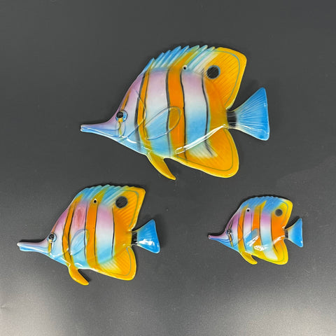SICILIAN CERAMIC BUTTERFLY FISH - VARIOUS SIZES