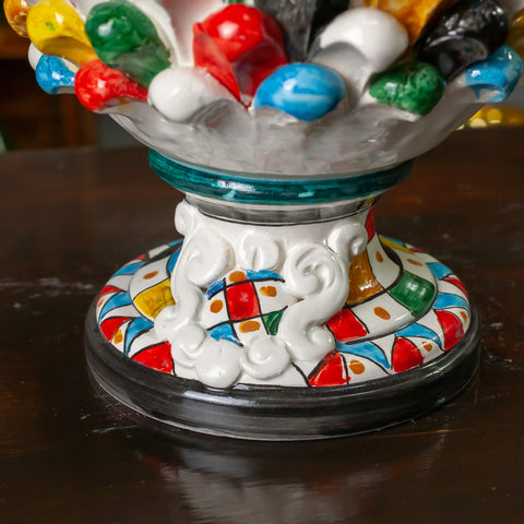 PIGNA SICILIAN CERAMIC CALTAGIRONE MULTICOLOR CM 35