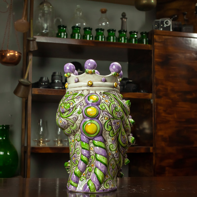 TESTA CERAMICA CALTAGIRONE VERUS "KORE" 35 CM