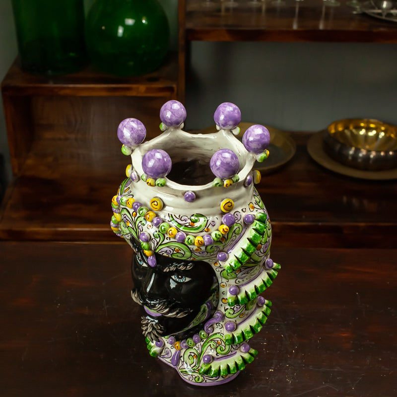 TESTA CERAMICA CALTAGIRONE VERUS "KORE" 35 CM