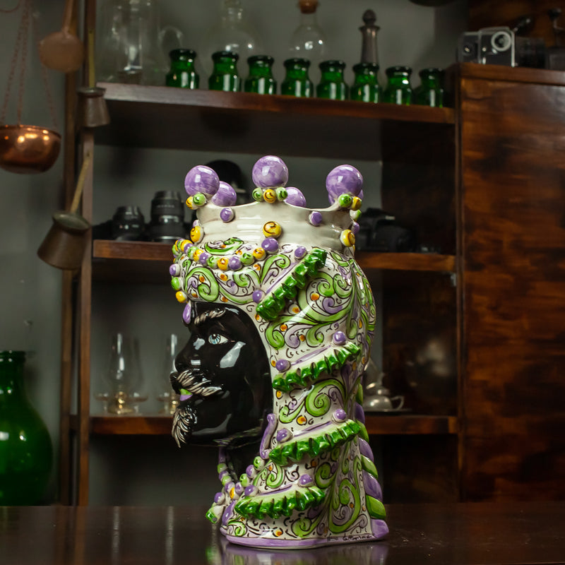 TESTA CERAMICA CALTAGIRONE VERUS "KORE" 35 CM