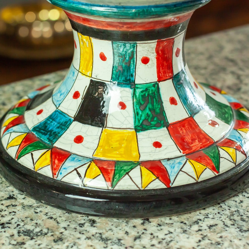 PIGNA CERÁMICA SICILIANA CALTAGIRONE MULTICOLOR CM 45