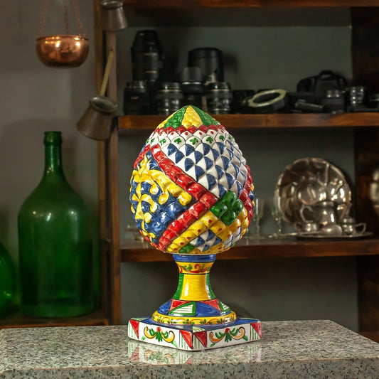 MEDIUM PIGNA CALTAGIRONE CERAMIC COLOR 35 CM