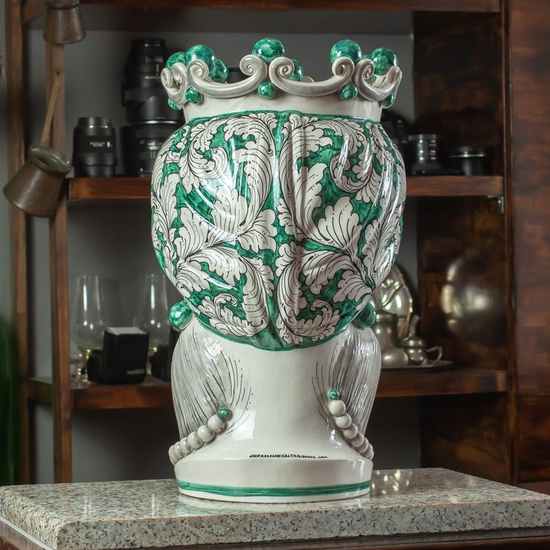 TESTA DI MORO CERAMICA SICILIANA CALTAGIRONE 50 CM